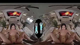WETVR Small Tit Asian LuLu Chu Rides Big VR Dick