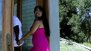Chubby asian super sexy whore take black monstercock for having facial on teen