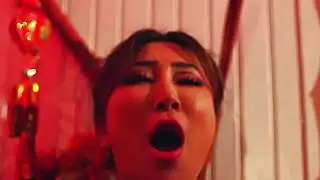 Shaved pussy Asian Goddess gets fucked by big dick