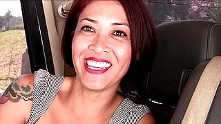 Asian MILF First Gloryhole Blowjob and Interview