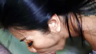 Asian MILF Maid Sucks & Fucks