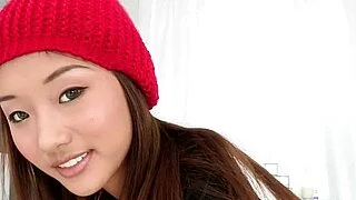 Petite asian cocklovers pretty face cumshot