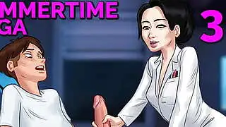 SUMMERTIME SAGA #32 • Hot asian teacher jerks student off