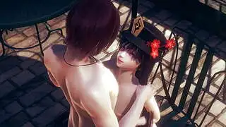 Genshin Impact Hentai - Hu Tao Boobjob and anal with creampie uncensored - Japanese Asian Manga Anime Film Game Porn