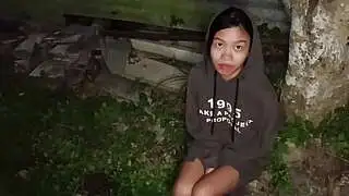 Asian girl with no home will be shaved, fucked face and treated nicely