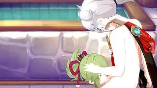 Genshin Impact Hentai - Kazuha x Kuki Shinobu Sexo duro - Pornografía japonesa de manga, anime y videojuegos asiáticos